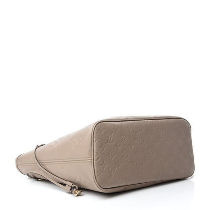 Louis Vuitton Empreinte Monogram Giant Neverfull MM Tourterelle 4 of 9