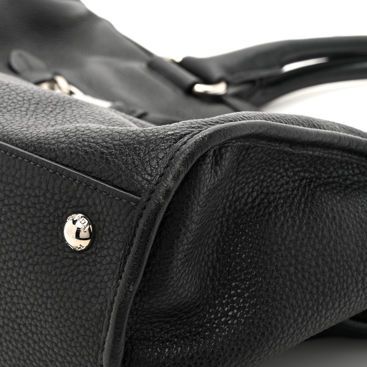 Prada Vitello Phenix Shopping Satchel Black 12 of 12