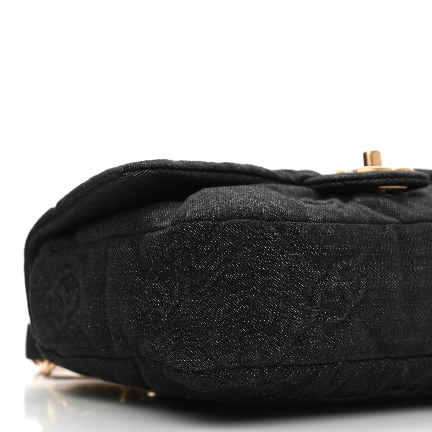 Chanel Denim Quilted Medium Funky Town Flap Black 5 of 11