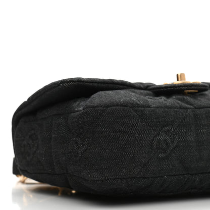 Chanel Denim Quilted Medium Funky Town Flap Black 5 of 11