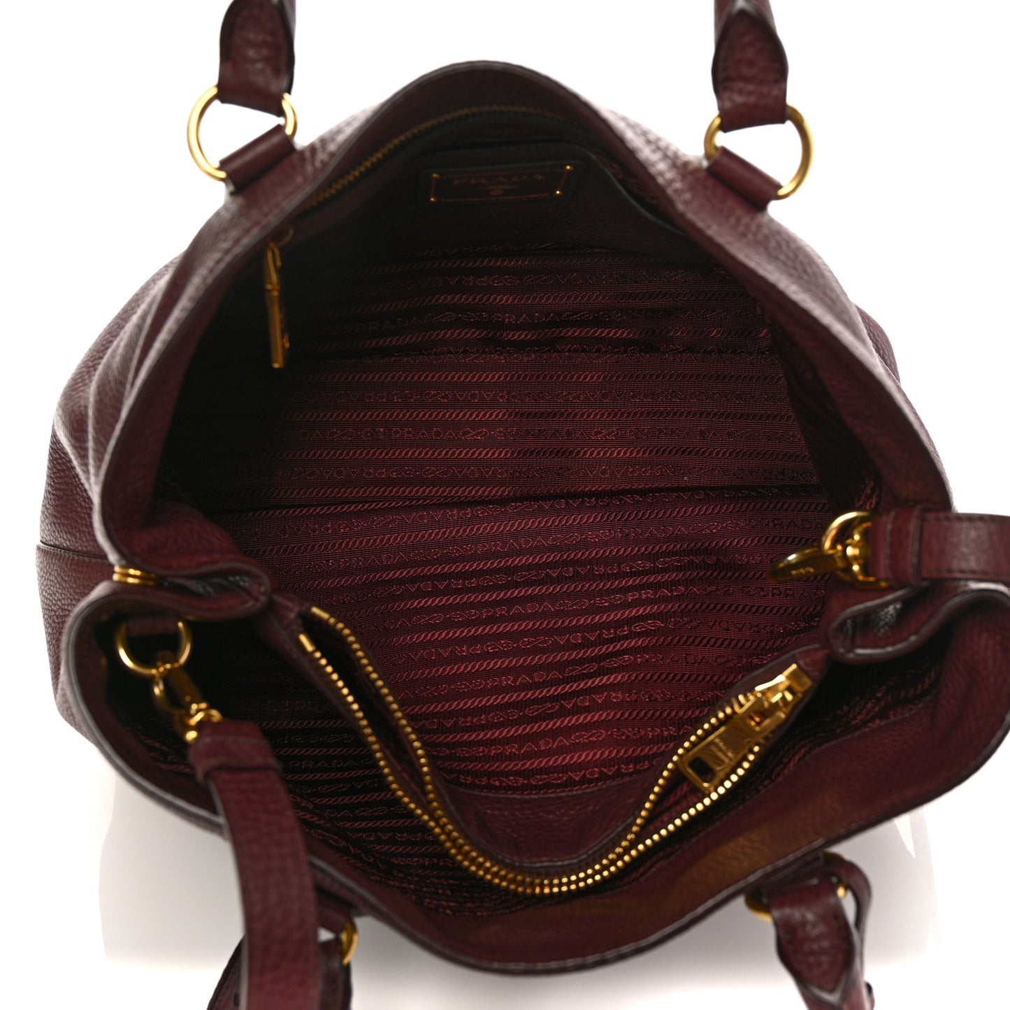 Vitello Daino Tote Granato