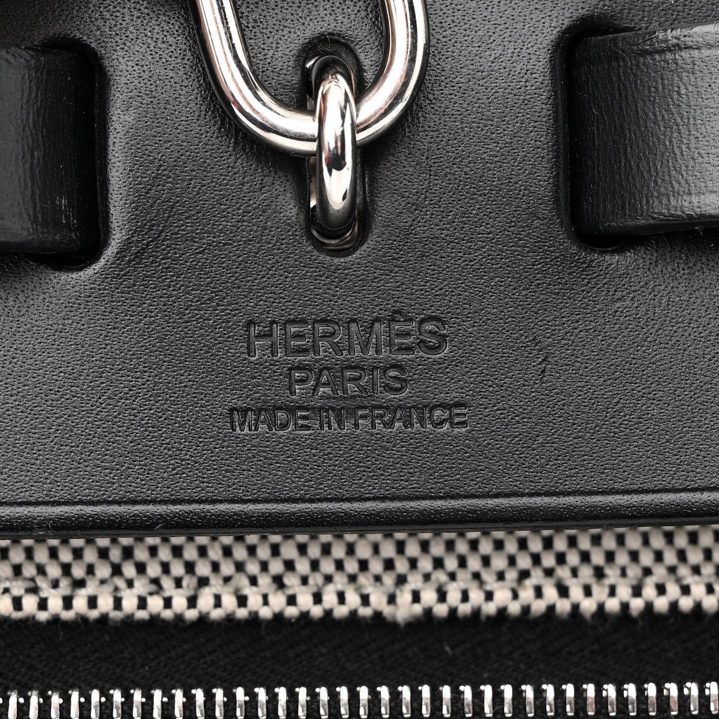 Toile H Berline Vache Hunter Herbag Zip PM 31 Black Ecru