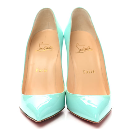Christian Louboutin Patent Pigalle Follies 100 Pumps 37.5 Opaline 2 of 8