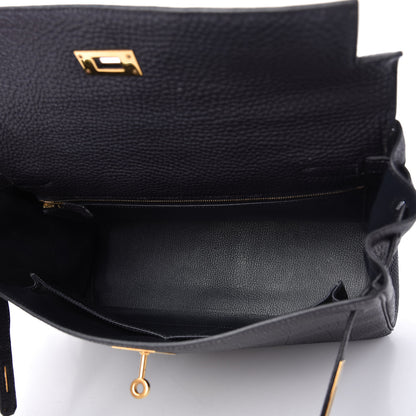 Hermes Fjord Kelly Retourne 32 Indigo 5 of 11