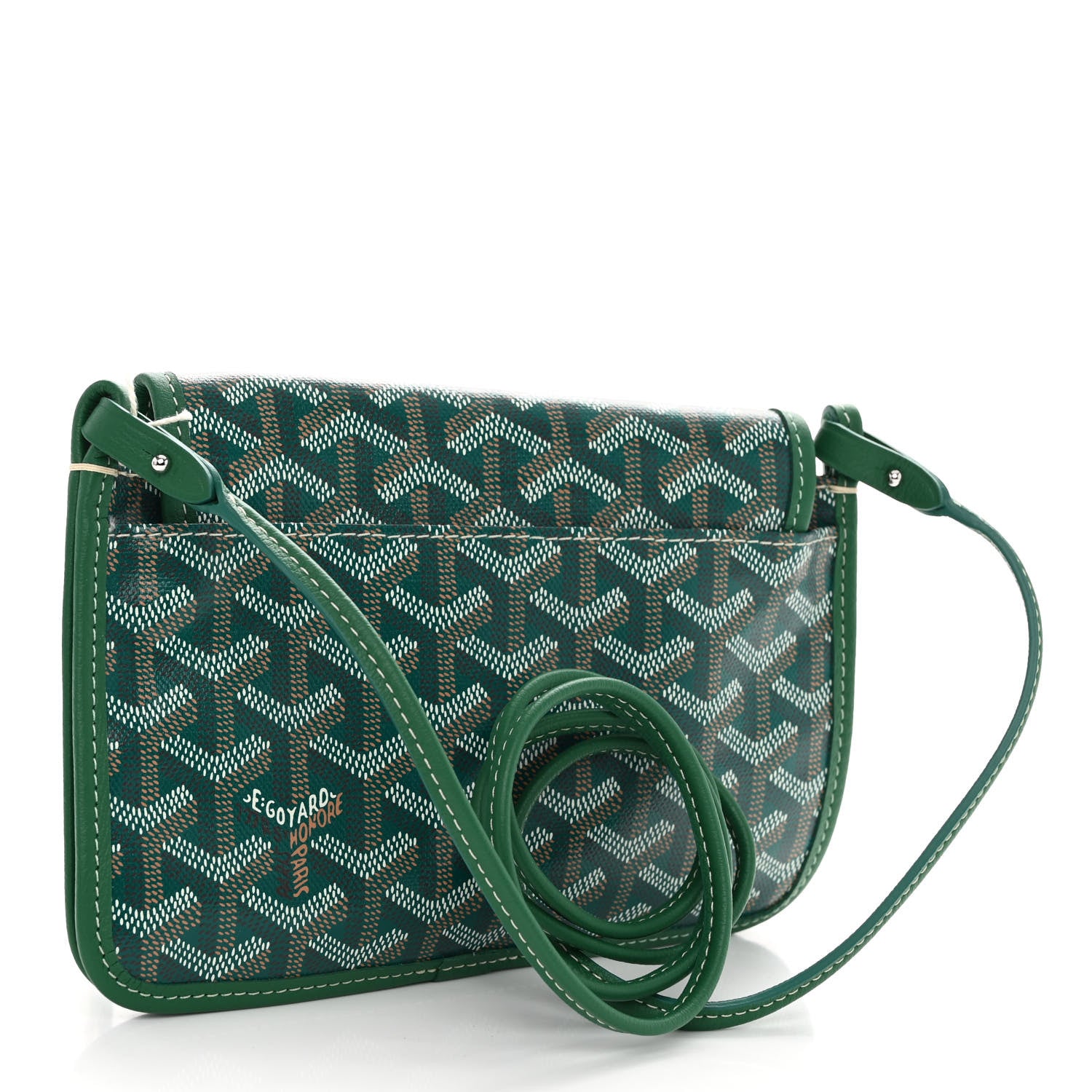 Goyard Goyardine Plumet Wallet Clutch Green 2 of 10