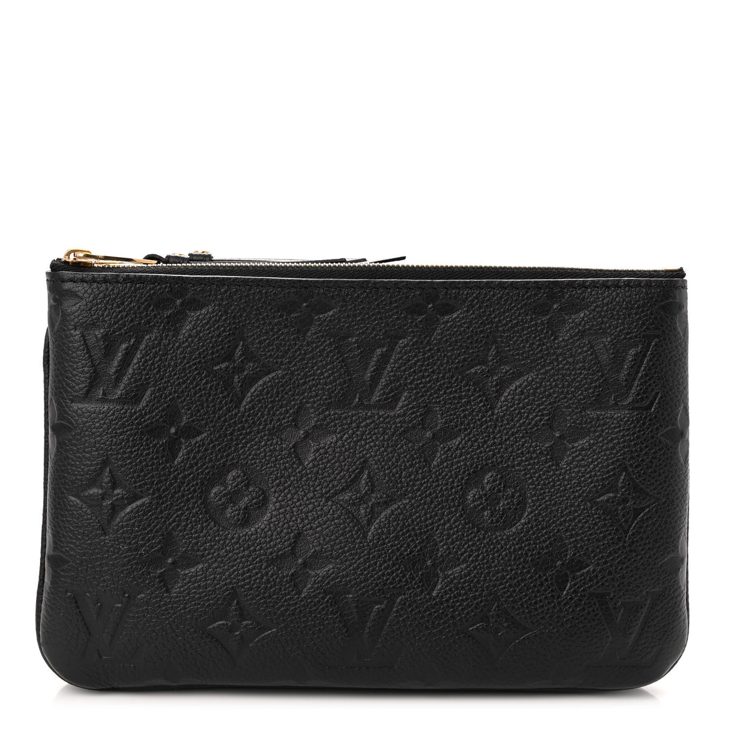 Empreinte Double Zip Pochette Black