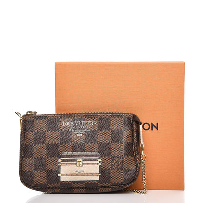 Louis Vuitton Damier Ebene Trunks and Locks Mini Pochette Accessories 8 of 8