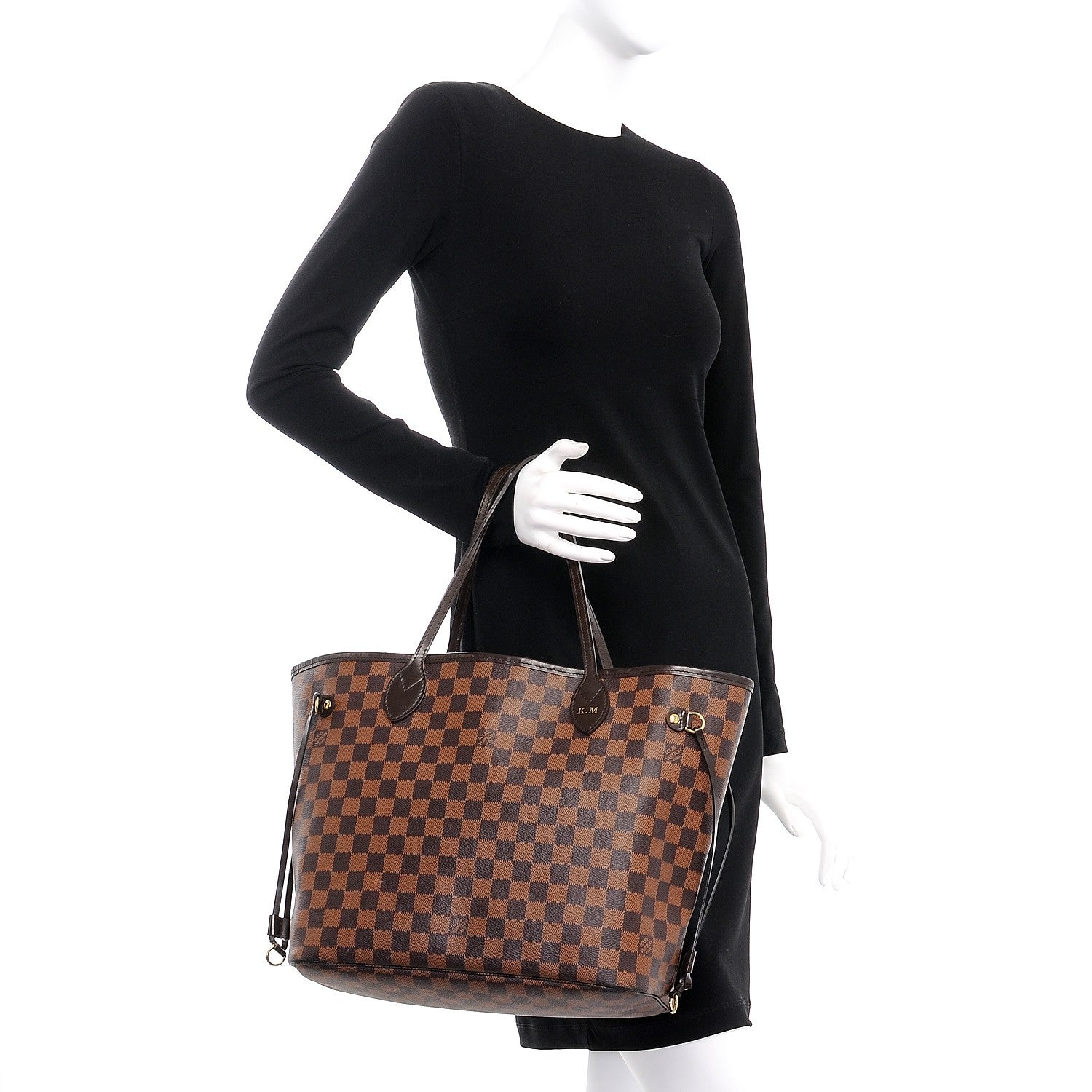 Louis Vuitton Damier Ebene Neo Neverfull MM 2 of 10