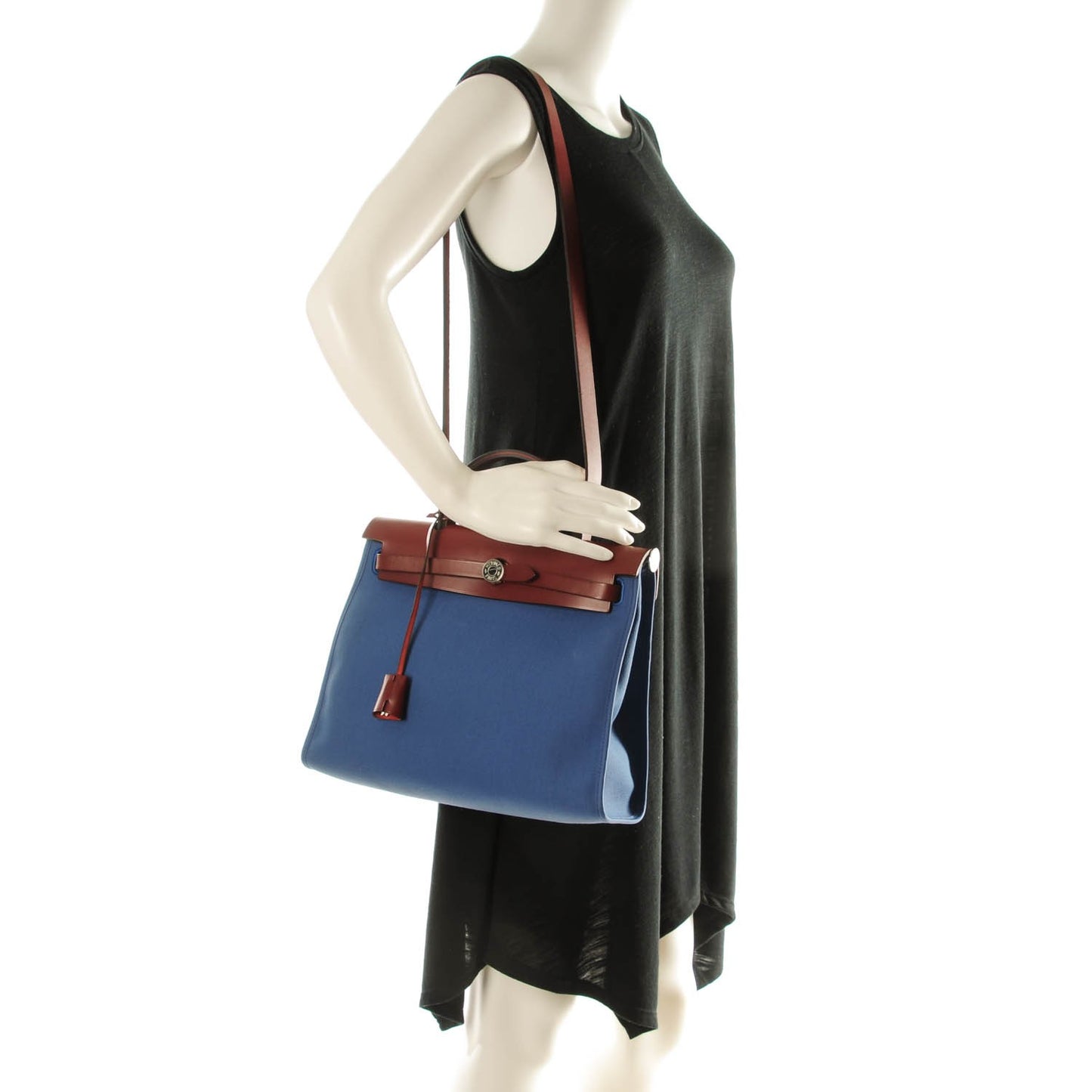 Military Toile Vache Hunter Herbag Zip PM 31 Bleu Agate Rouge H