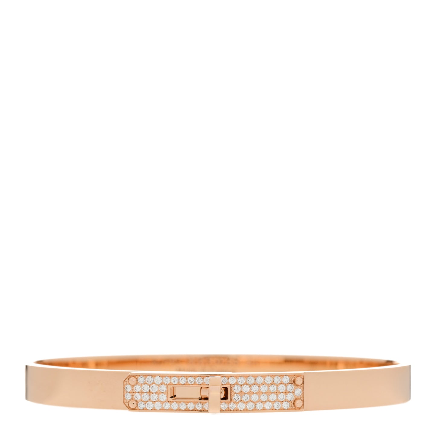 18K Rose Gold Diamond PM Kelly Pave Bracelet SH