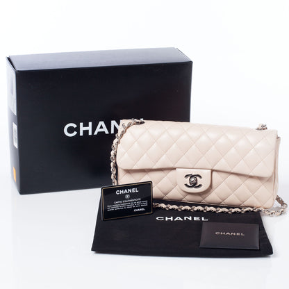 Chanel Lambskin East West Flap Beige Clair 11 of 11