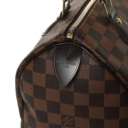 Louis Vuitton Damier Ebene Speedy 25 6 of 12