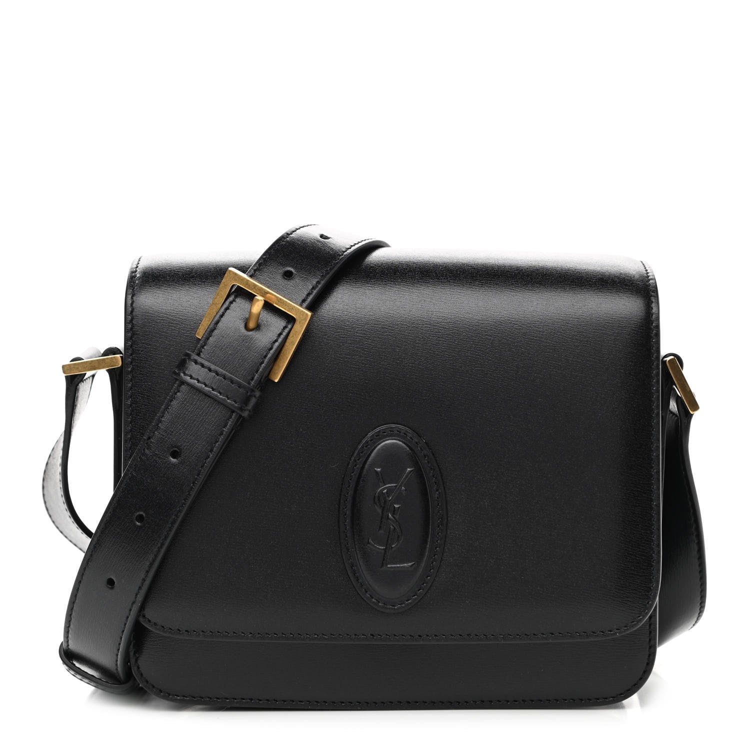 Saint Laurent Calfskin Le 61 Shoulder Bag Black 1 of 10