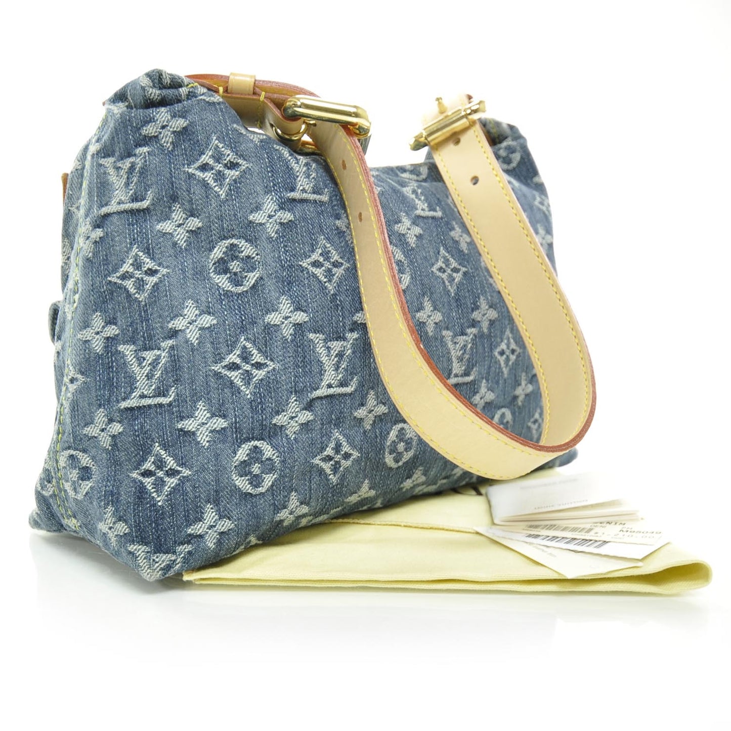 Monogram Denim Baggy PM Blue