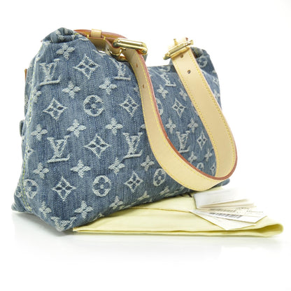 Louis Vuitton Monogram Denim Baggy PM Blue 3 of 9