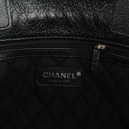 Chanel Lambskin Perforated Large CC Tote Black 6 of 7