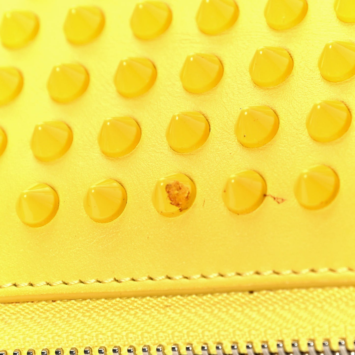 Calf Spiked Cris iPad Case Yellow