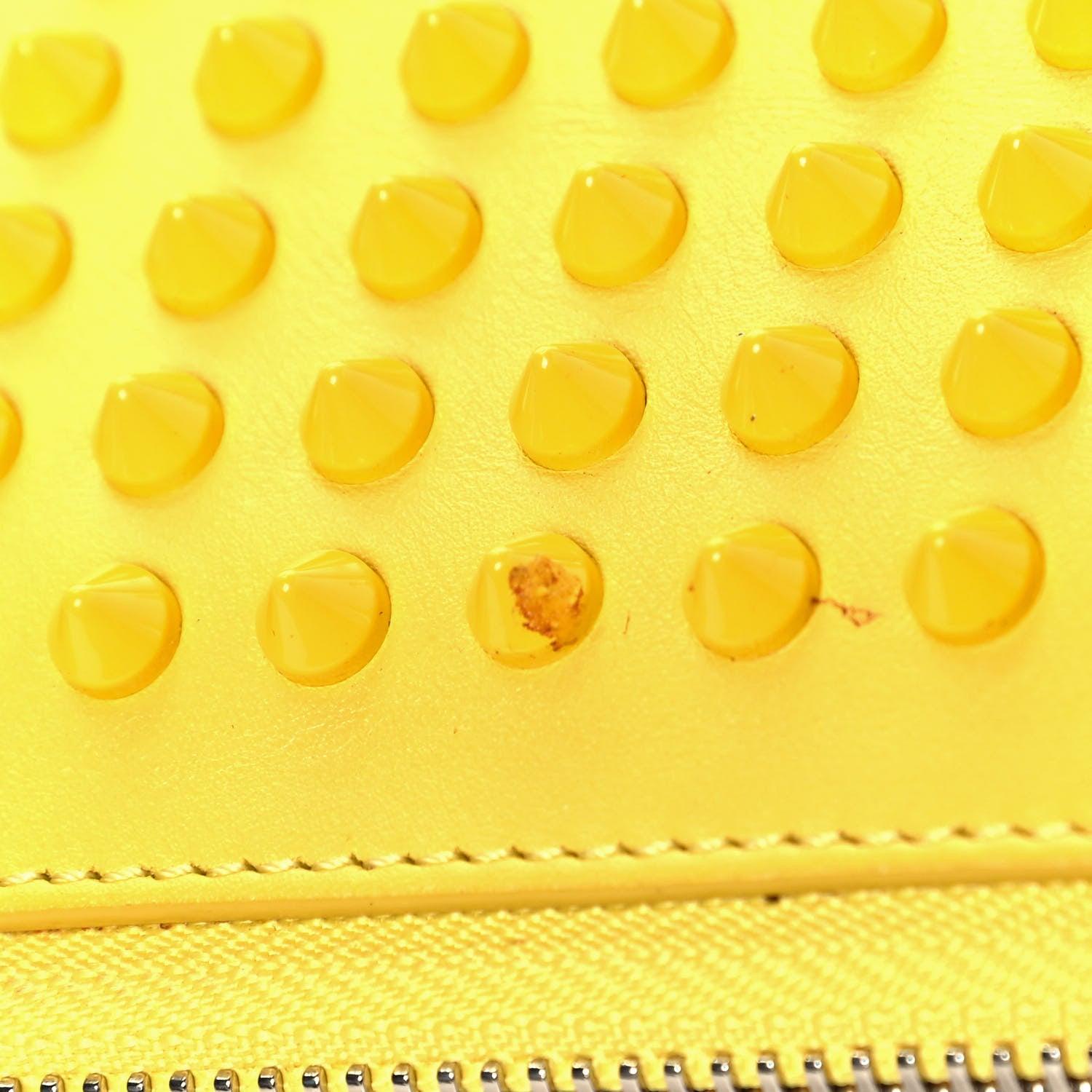 Christian Louboutin Calf Spiked Cris iPad Case Yellow 15 of 16