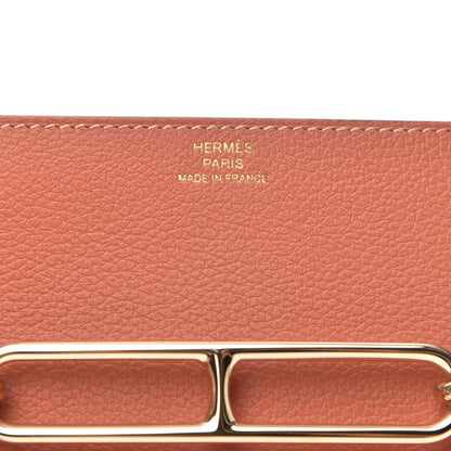 Hermes Evercolor Bi-Color Roulis Slim Wallet Blush Bleu Frida 7 of 9