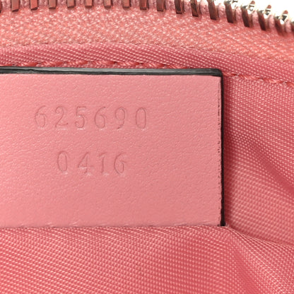 Gucci Calfskin Matelasse Large GG Marmont Pouch Cosmetic Case Wild Rose 7 of 9