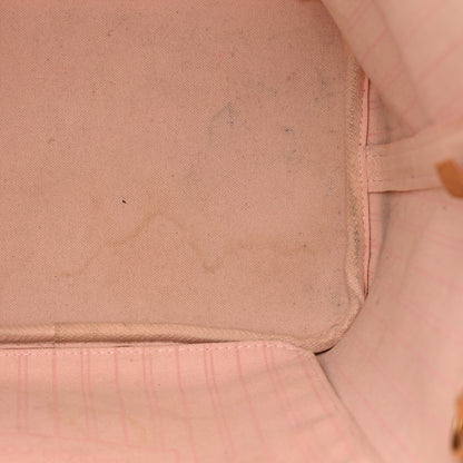 Louis Vuitton Damier Azur Neo Neverfull MM Rose Ballerine 13 of 25