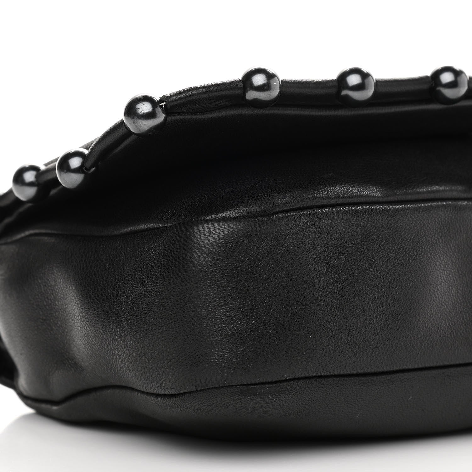 Chanel Lambskin Pearl Obsession Flap Black 9 of 10