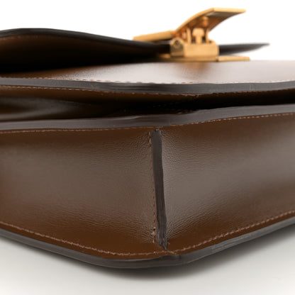 Celine Box Calfskin Teen Classic Box Flap Bag Camel 9 of 10