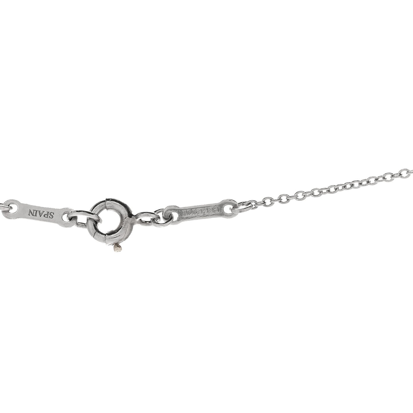 Platinum Diamond 9mm Elsa Peretti Cross Pendant Necklace