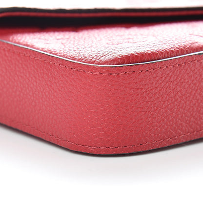 Louis Vuitton Empreinte Pochette Felicie Chain Wallet Cherry 10 of 13