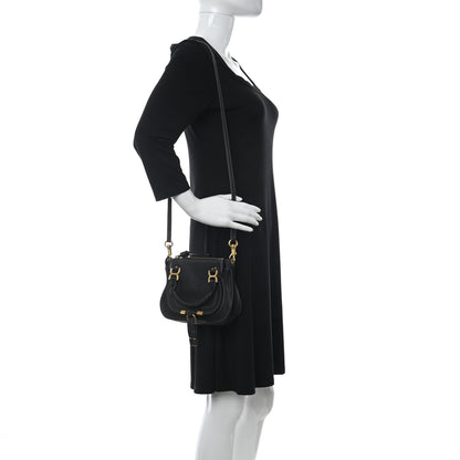 Chloe Calfskin Mini Marcie Satchel Black 2 of 9