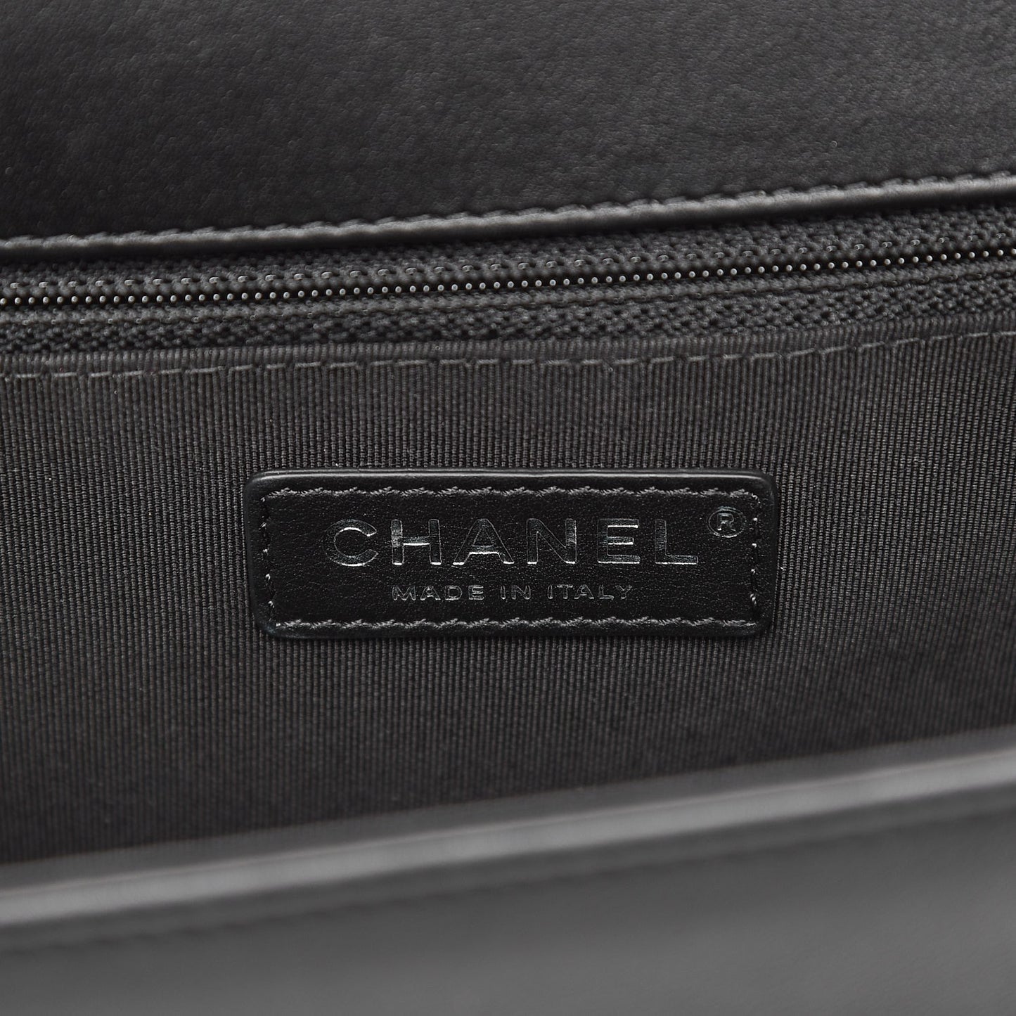 Calfskin Quilted New Medium Boy Flap Black