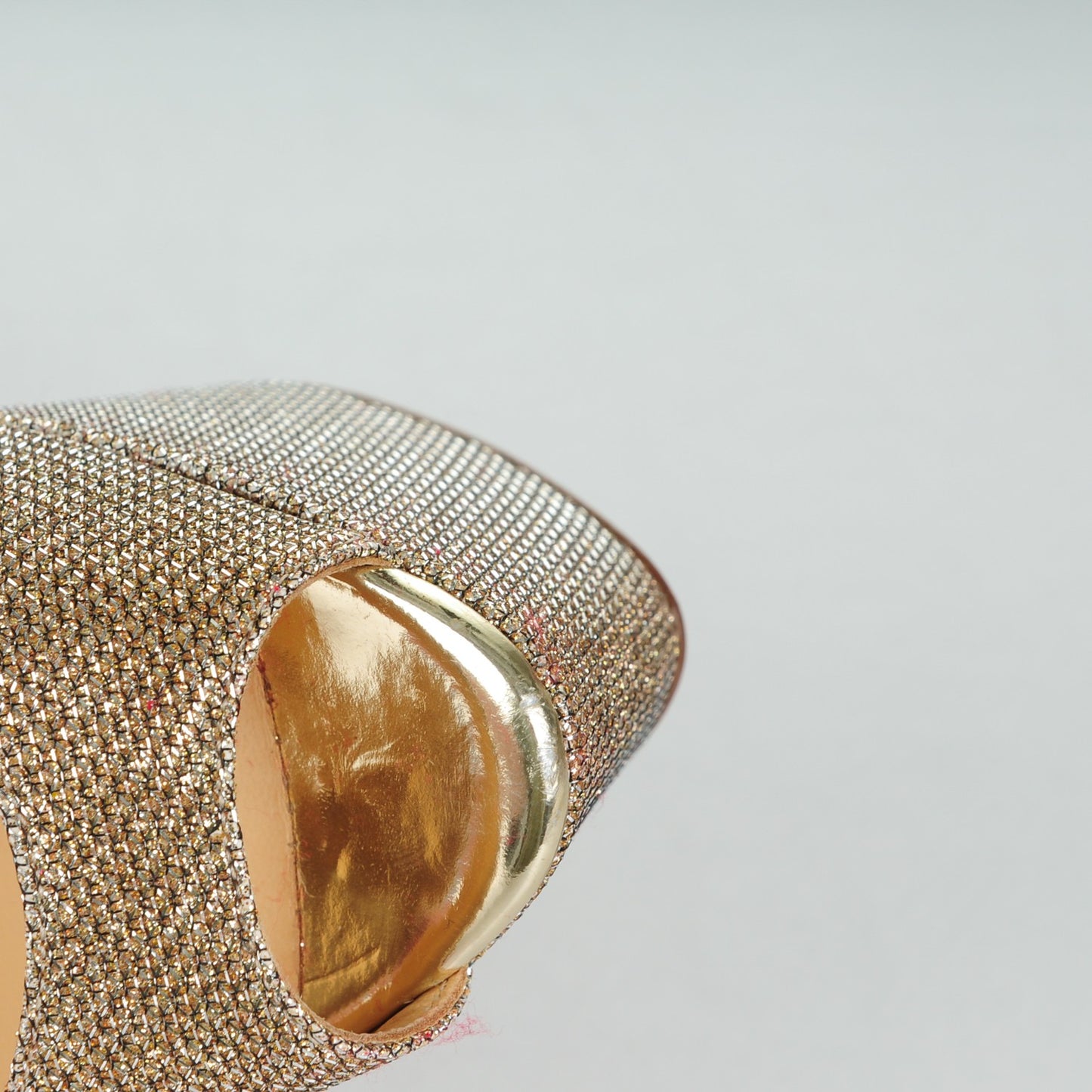 Glitter Fabric Altareva 160 Pumps 36 Gold