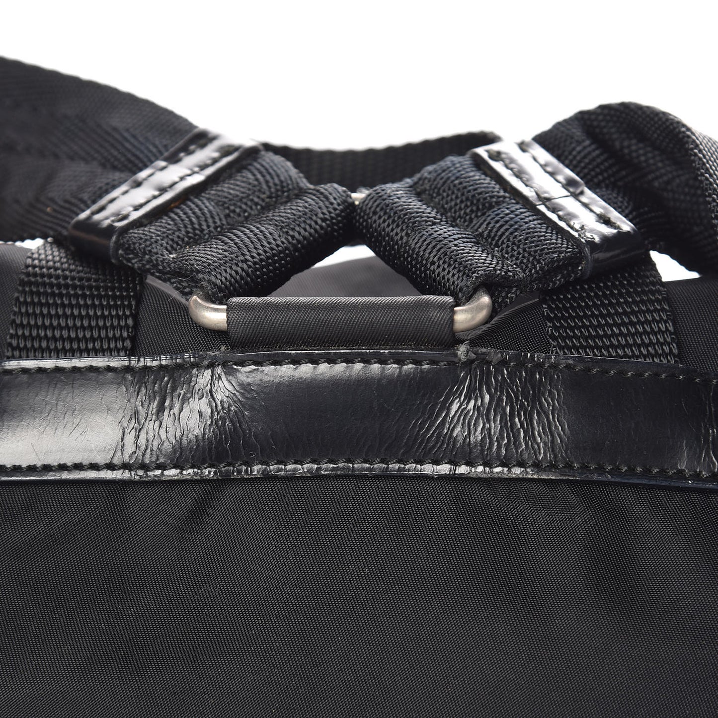 Nylon Vela Medium Backpack Black