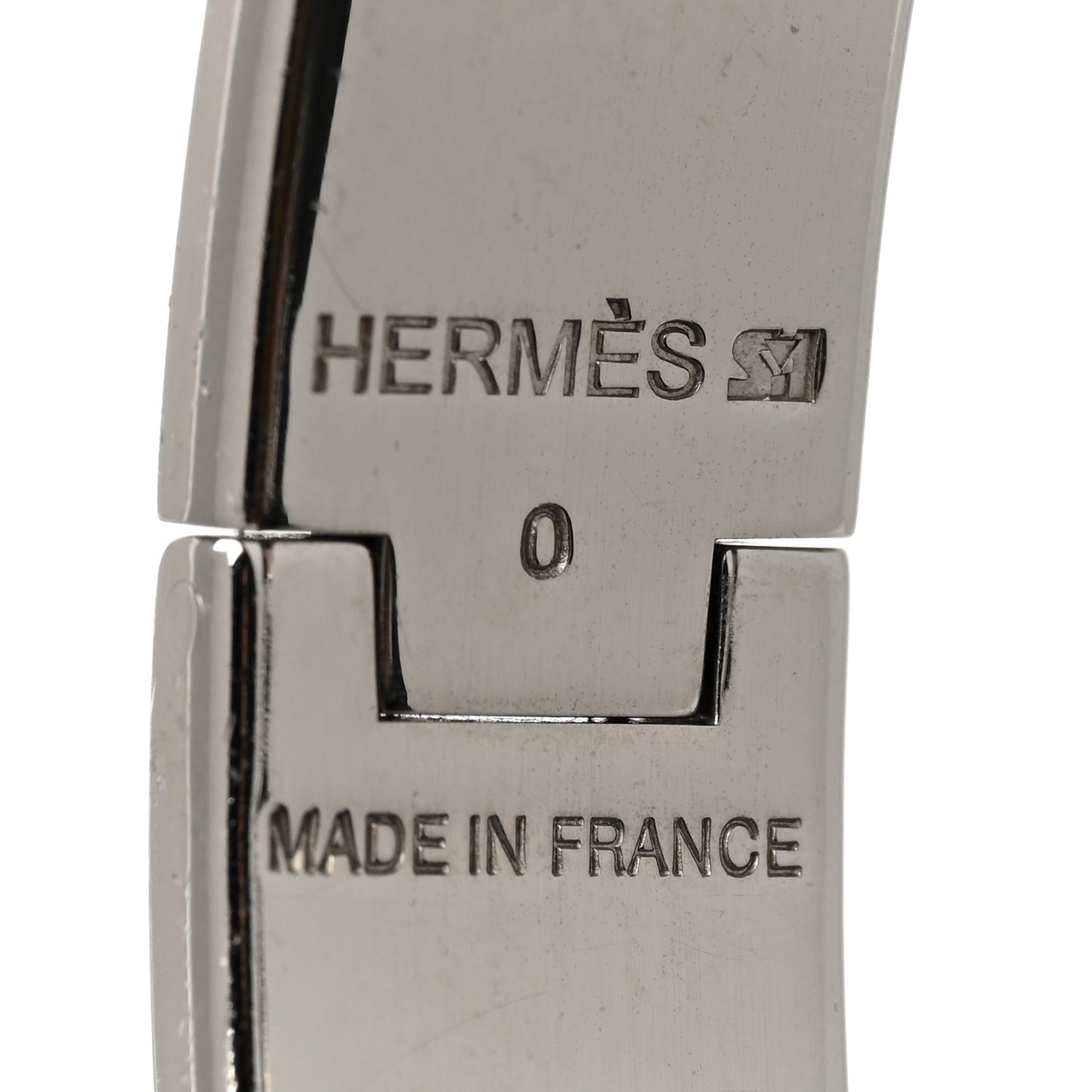 Enamel Narrow Clic Clac H Bracelet GM Black