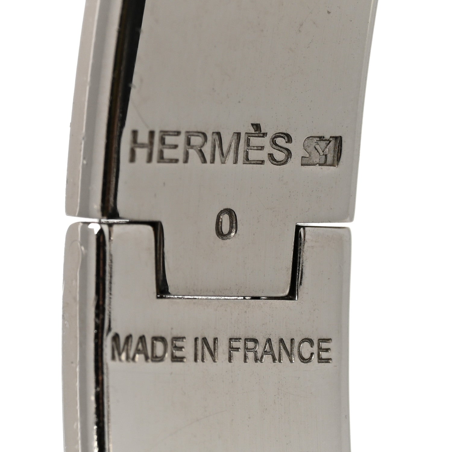 Hermes Enamel Narrow Clic Clac H Bracelet GM Black 4 of 7