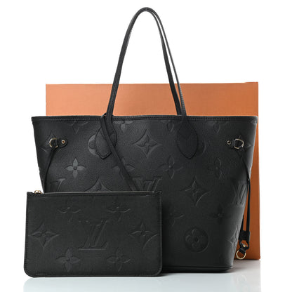Louis Vuitton Empreinte Monogram Giant Neverfull MM Black 12 of 12