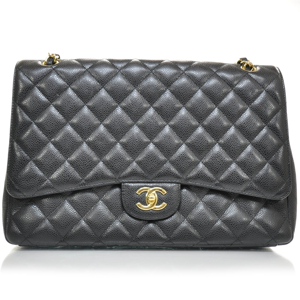 Chanel Caviar Maxi Flap Black 1 of 11