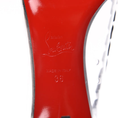 Christian Louboutin Patent PVC Shiny Nappa Lisabeth 85 Pumps 36 Black 6 of 9
