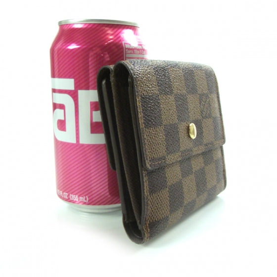 Louis Vuitton Damier Ebene Elise Wallet 3 of 8