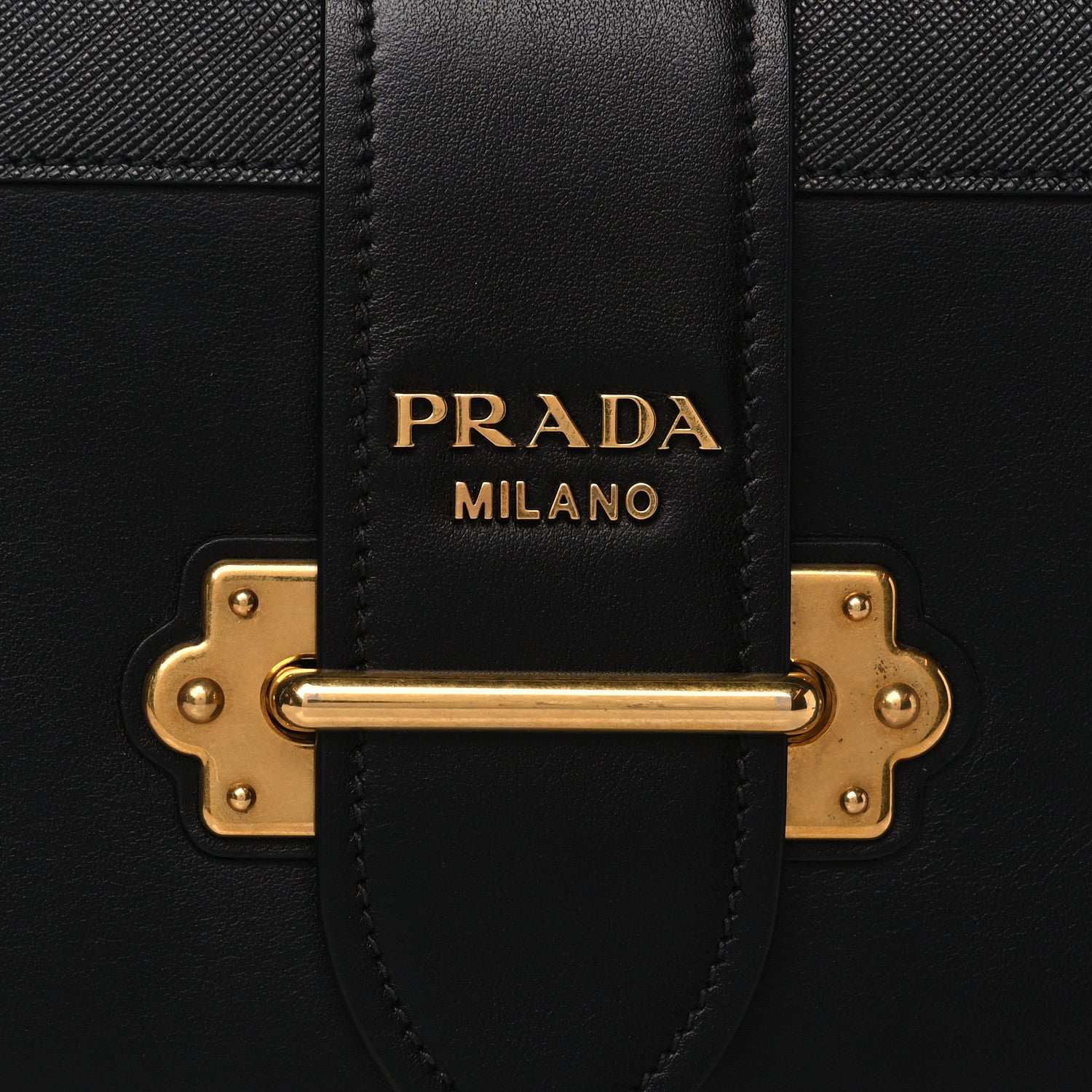Prada City Calf Saffiano Cahier Bag Black 6 of 8