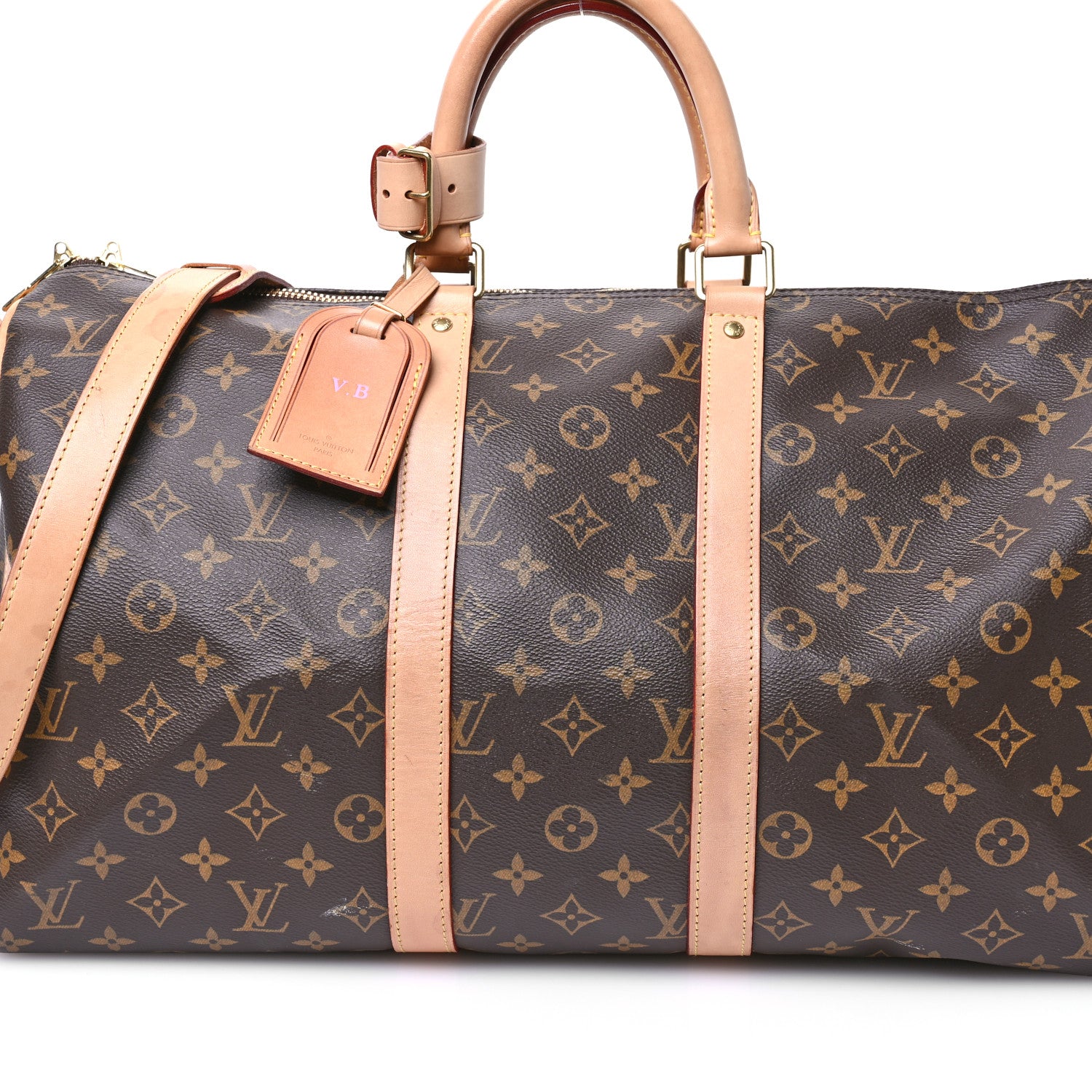 Louis Vuitton Monogram Keepall Bandouliere 45 8 of 13