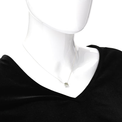 Tiffany Sterling Silver Prasiolite Sparklers Pendant Necklace 2 of 6
