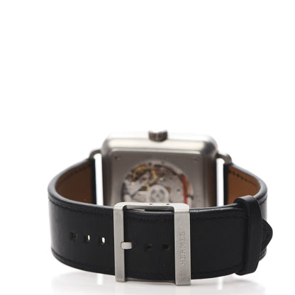 Hermes Stainless Steel Barenia 38mm Carre H Automatic Watch Noir 4 of 6