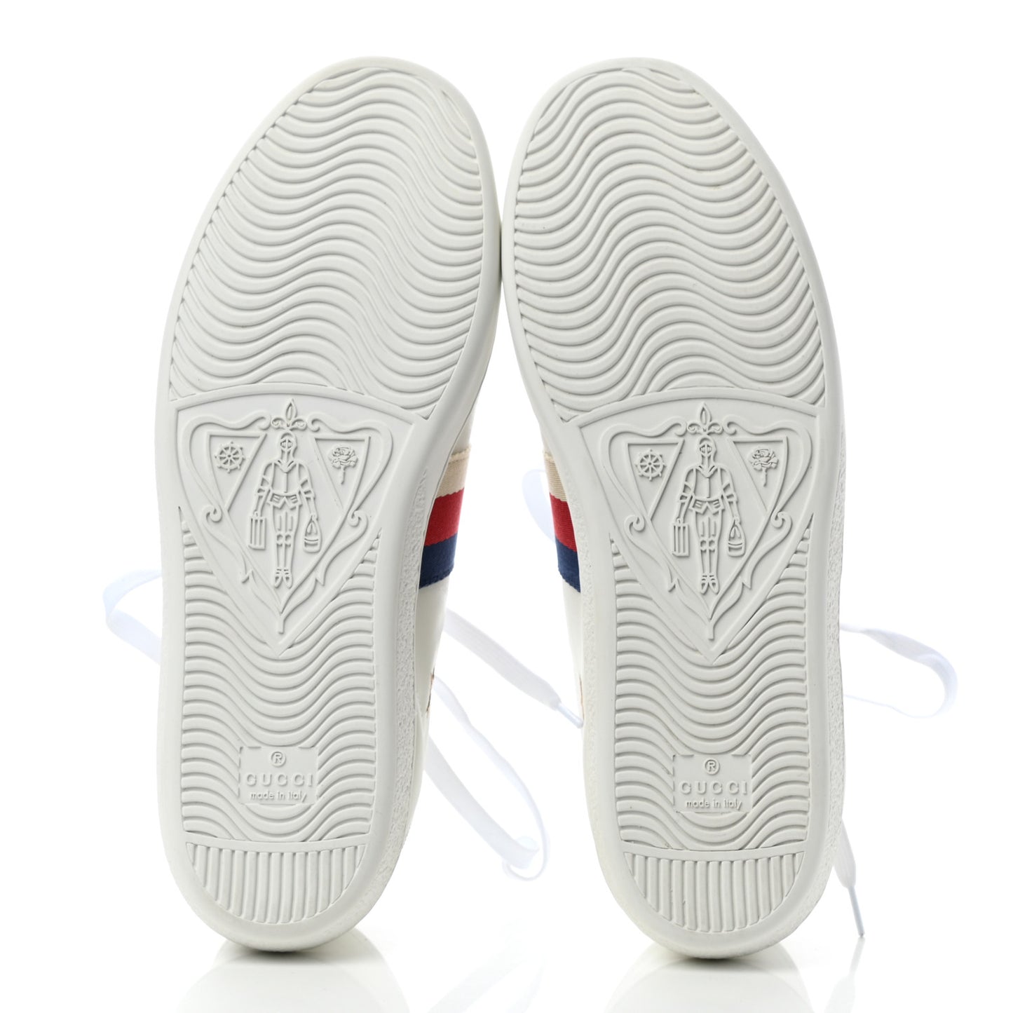 Calfskin Bee Star Embroidered Sylvie Web Ace Sneakers 40 White