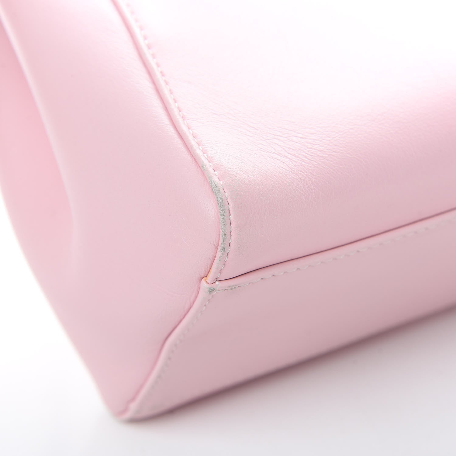 Fendi Nappa Mini Peekaboo Iconic Satchel Peonia 13 of 18