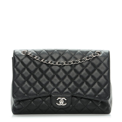 Chanel Caviar Quilted Maxi Single Flap Black 1 of 8