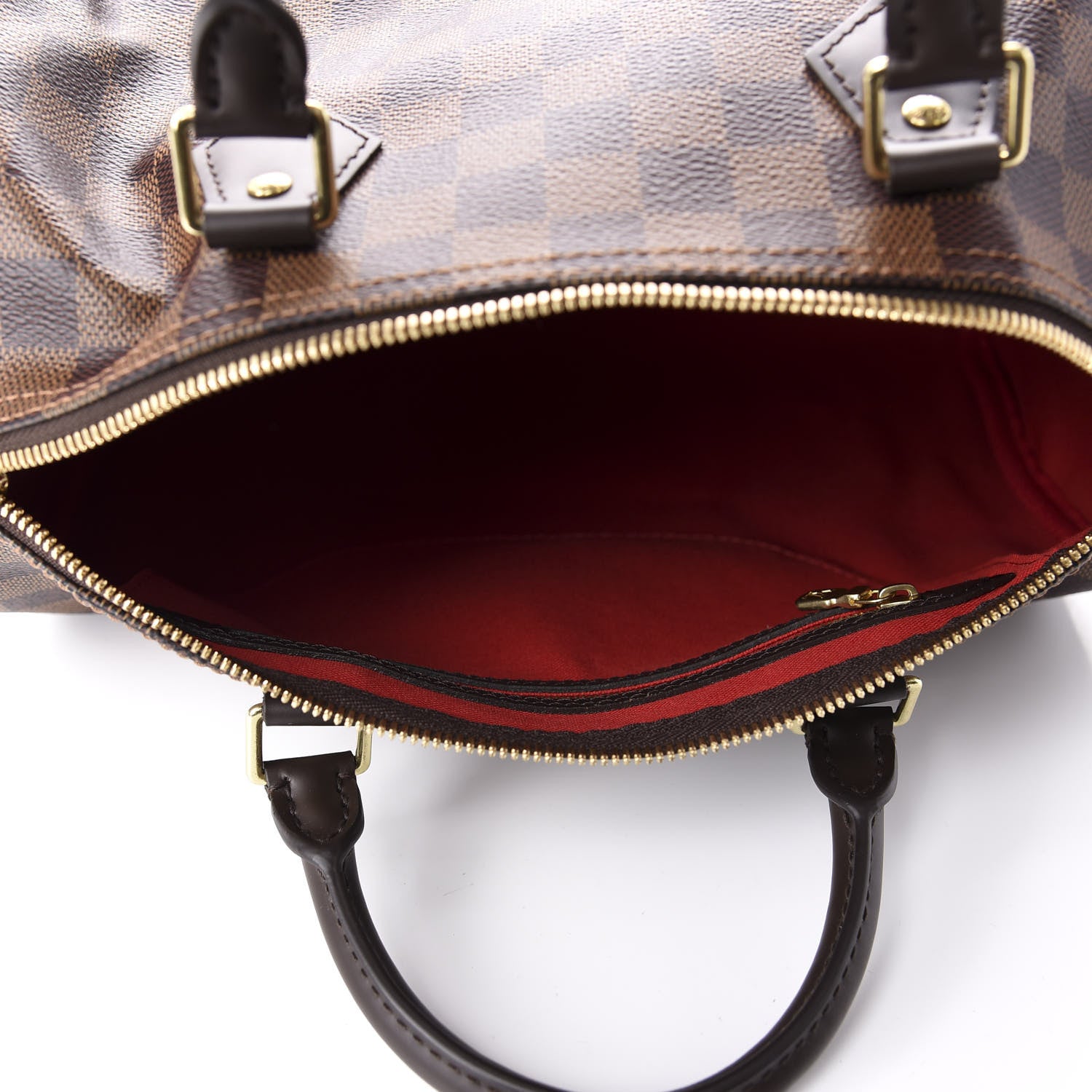 Louis Vuitton Damier Ebene Speedy Bandouliere 30 6 of 11