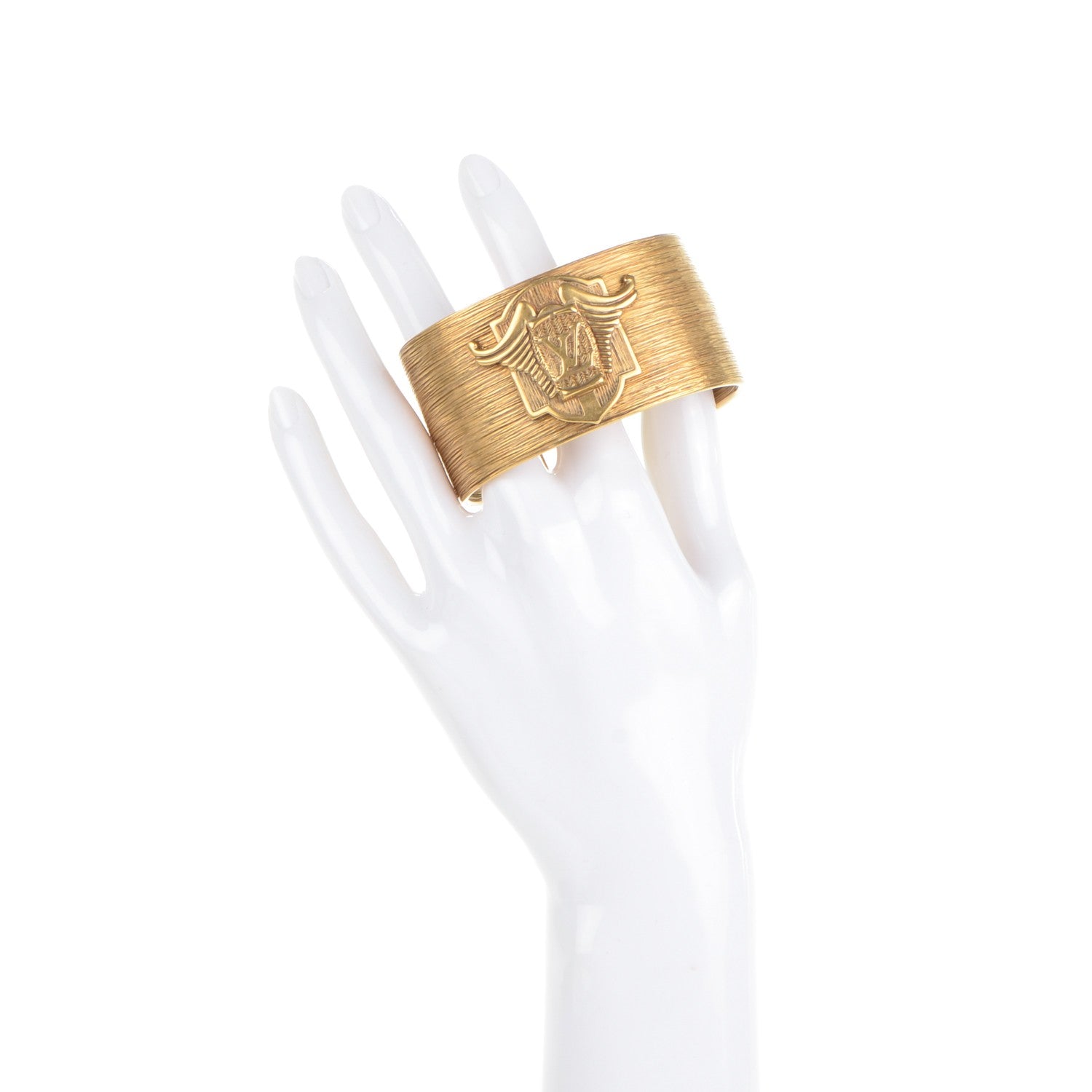 Louis Vuitton Ecusson Cuff Gold 2 of 4