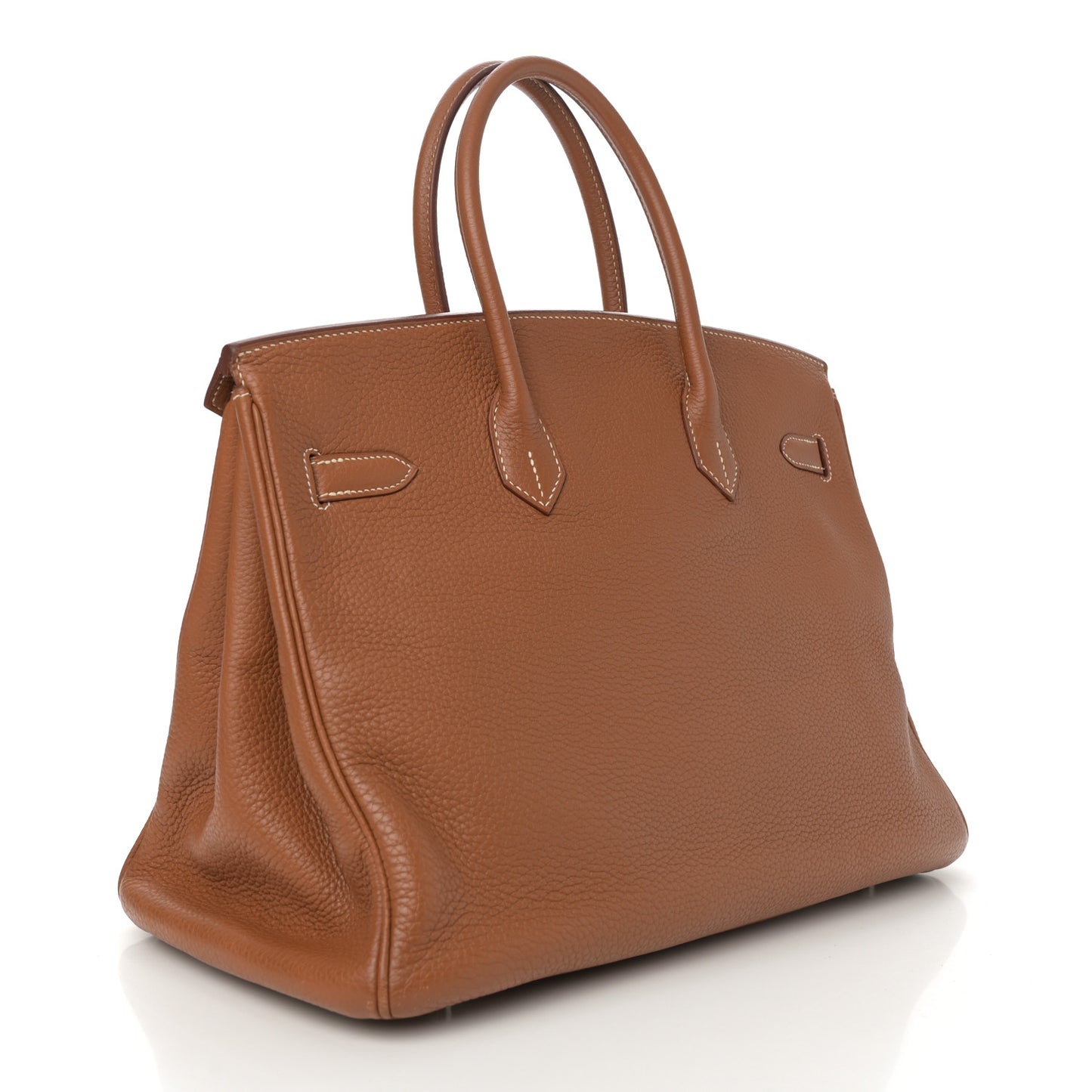 Taurillon Clemence Birkin 35 Gold