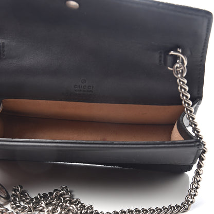 Gucci Velvet Super Mini Dionysus Shoulder Bag Black 4 of 8